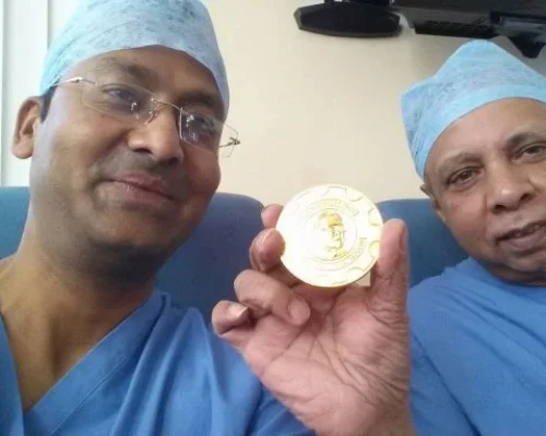 Dr Naveen kumar gold medal