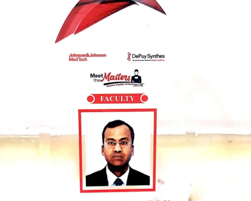 Dr. Naveen Kumar LV at depuy synthes
